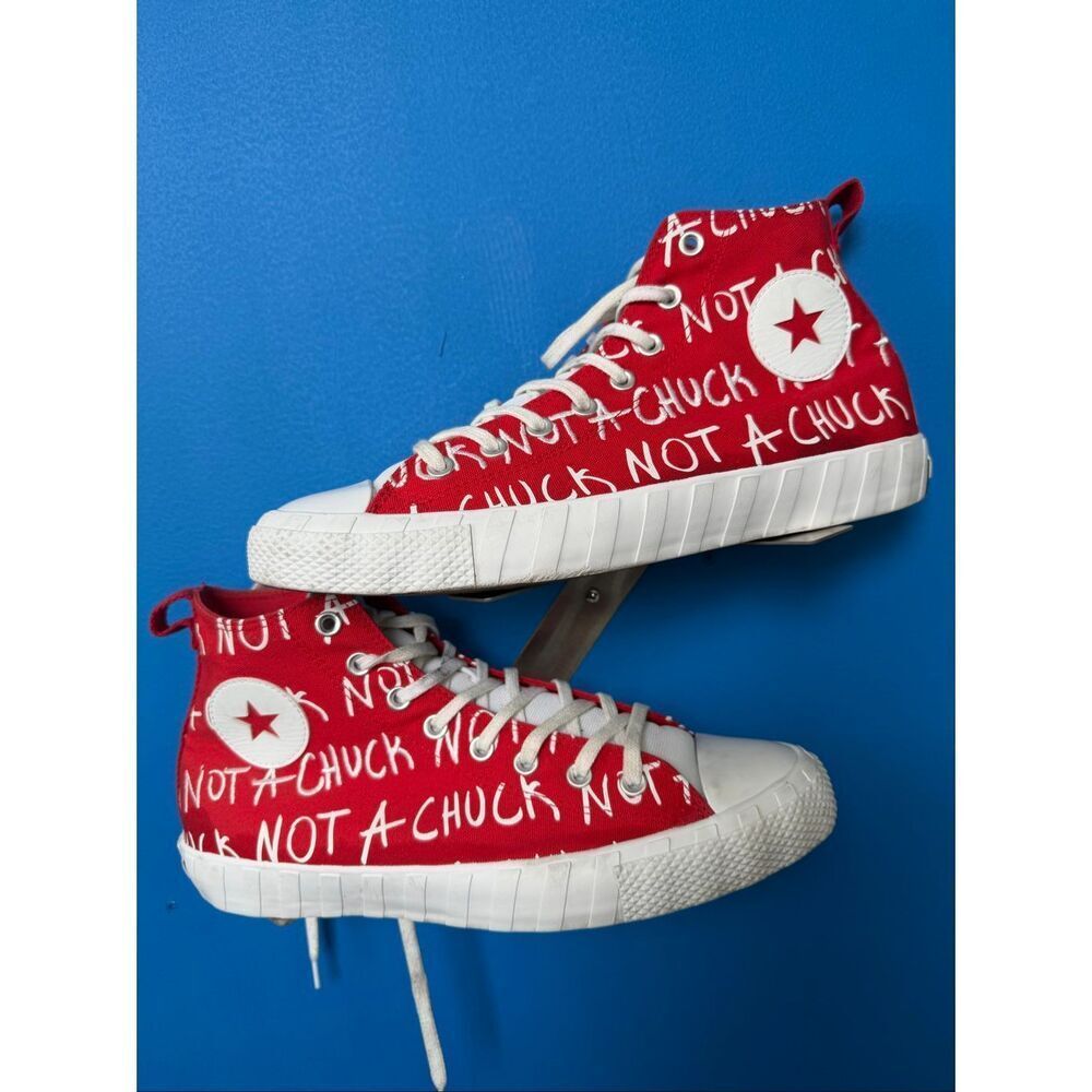 Converse Sneakers High Not A Chuck Red Unisex 11 Men Women 13 (171962C)